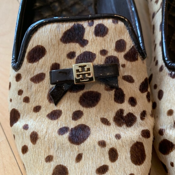 Tory Burch Cheetah Print Calf Hair Loafers - Picture 4 of 7